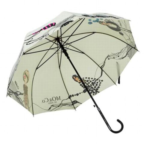 Parapluie de Golf Coupe-Vent en Tissu Polyester avec Poignée Droite en EVA et Baleines Entièrement en Fibre de Verre