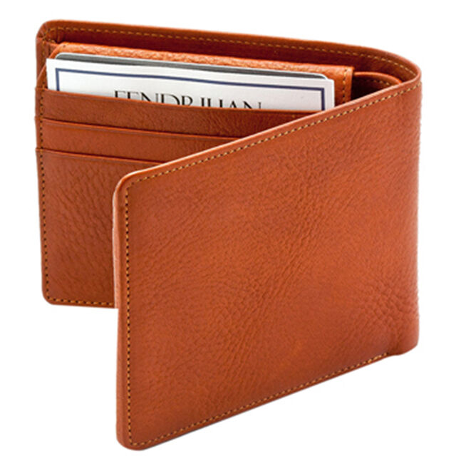 Porte-cartes d'identité et de visite compact en cuir