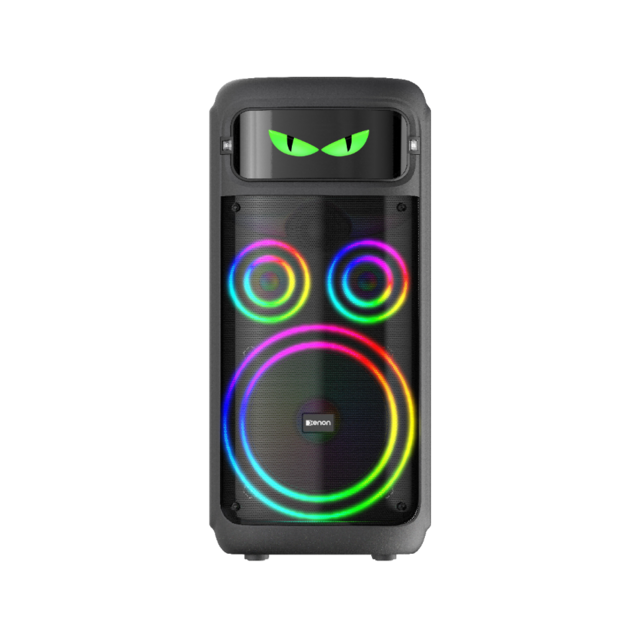 Altavoz de Fiesta Portátil Inteligente EXEN Audio 2026 con Woofer de 10 pulgadas, Nuevo Diseño, Pantalla DIY Editable y APP Exclusiva OEM