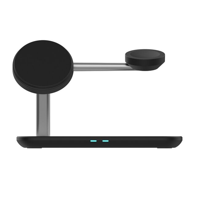 Chargeur sans fil magnétique portable de bureau universel personnalisable à charge rapide 3 en 1 10W 15W pour smartphone