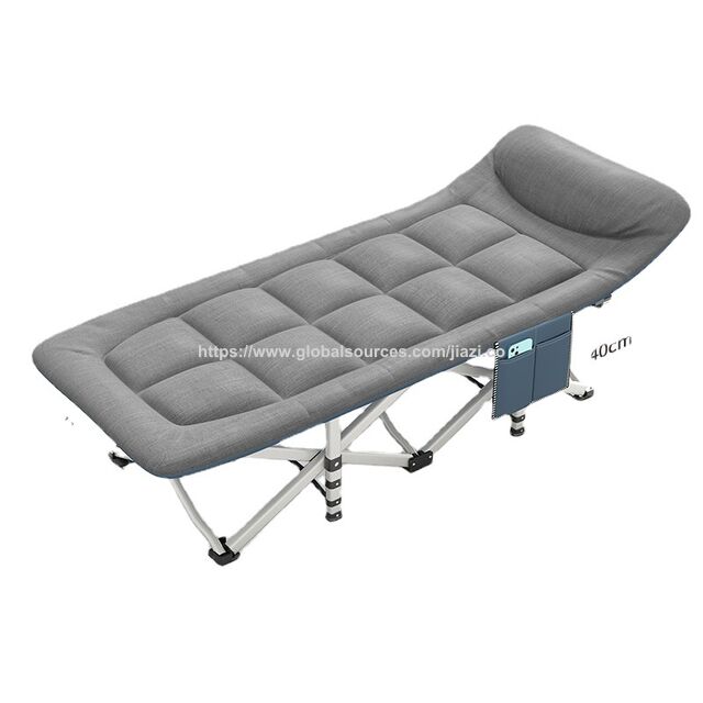 Tempat Tidur Camping JJ Outdoor Portabel Lipat Lounge Travel Memancing Kantor Taman Tidur Ringan Tenda Lipat untuk Dewasa for sale at factory direct price