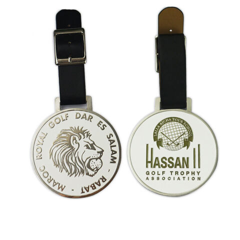 شعار معدني فاخر بتصميم جولف أنيق ومخصص for sale at factory direct price