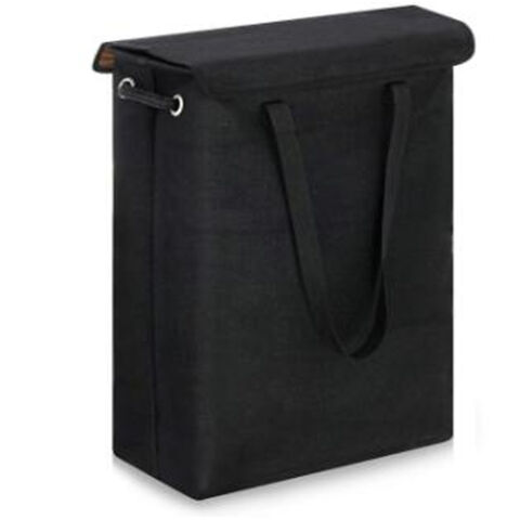 Panier à linge mince avec couvercle, doublure imperméable, panier à linge sale étroit for sale at factory direct price