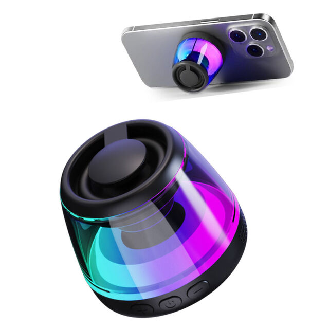 مكبر صوت بلوتوث محمول صغير مغناطيسي بإضاءة RGB for sale at factory direct price
