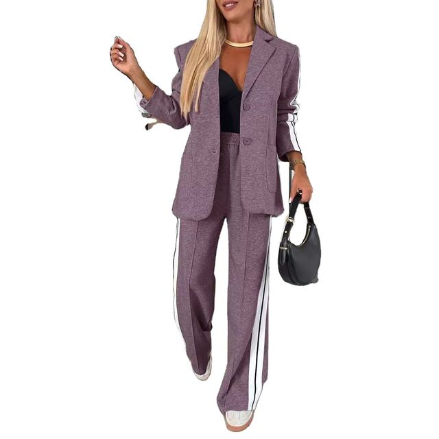 بدلة نسائية كاجوال بأكمام طويلة وياقة بدلة for sale at factory direct price