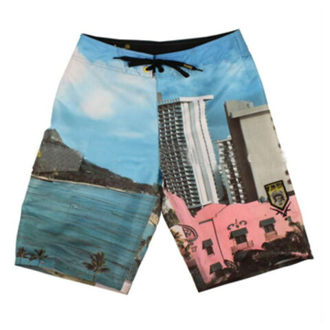 Shorts de bain en polyester pour enfants, styles personnalisables en gros