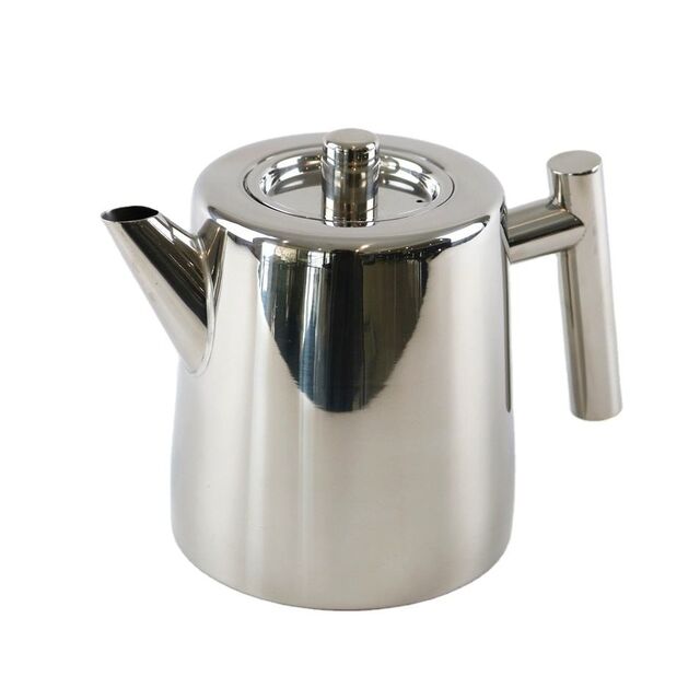 Bule de Aço Inoxidável Isolado de Parede Dupla Polido para Infusão for sale at factory direct price