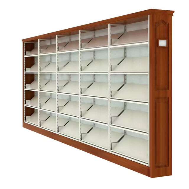 Stahl-Holz-Magazinregal Bücherregal für Bibliotheks- und Schulaufbewahrung