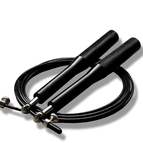 Verstellbares Speed Rope aus Edelstahl-Draht und Aluminium