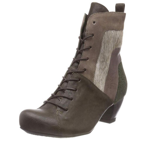 Modische Keilabsatz-Stiefeletten mit hohem Absatz