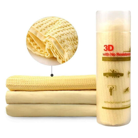 Serviettes de Nettoyage de Voiture en PVA avec Chamois 3D de Qualité AA+