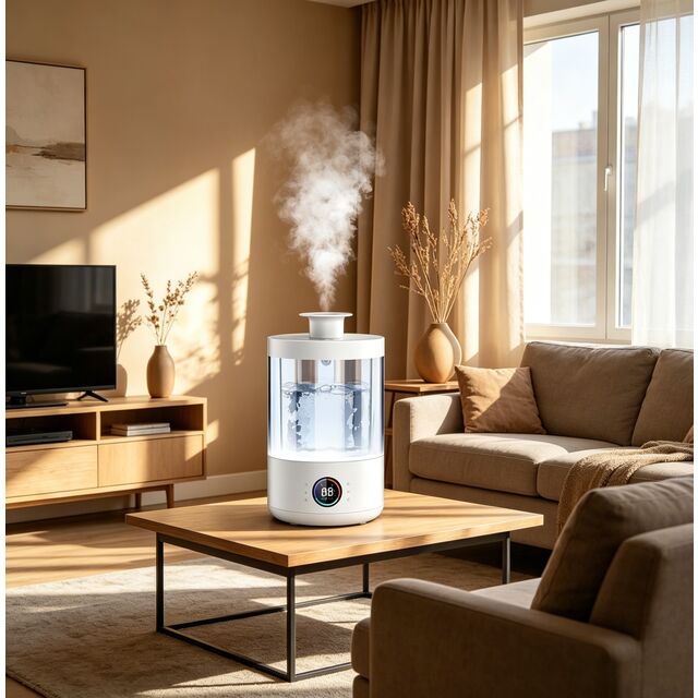 Humidificador de Niebla Cálida con Depósito Desmontable de Llenado Superior, Temporizador LED y Modo Sueño, 2.8L Personalizado for sale at factory direct price