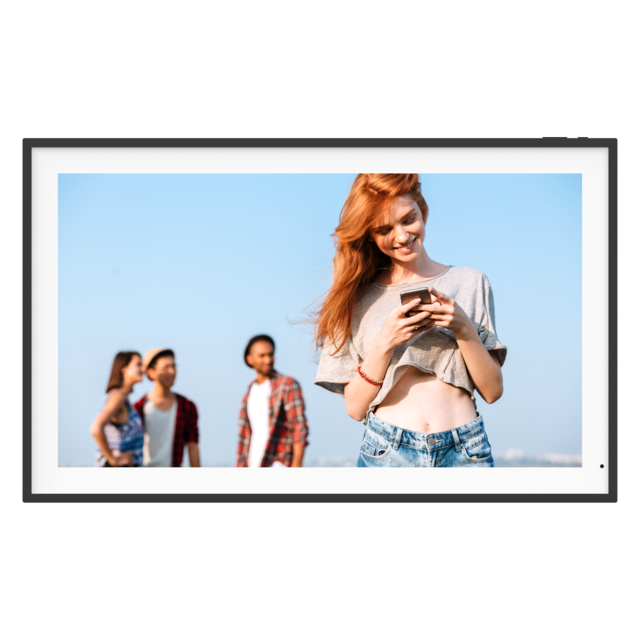 Cadre Photo Numérique Cloud Wi-Fi 21,5 pouces avec Capteur de Lumière, Mémoire 64 Go pour de Beaux Souvenirs for sale at factory direct price