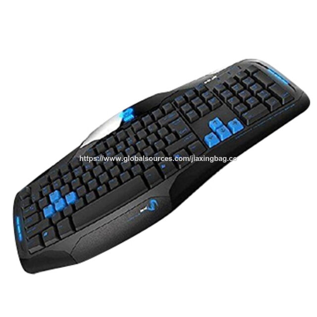 كيبورد جيمنج E-Blue مضيء، لون أزرق مع إضاءة خلفية LED ديناميكية for sale at factory direct price