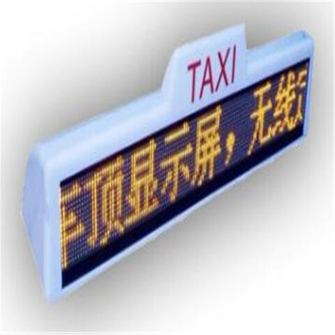 Pantalla LED Publicitaria para Techo de Taxi, Pantalla LED a Todo Color, Pantalla LED Inalámbrica para Taxi a Todo Color