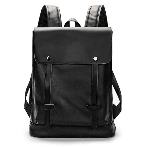 china pu leather backpack factory price Buy China Wholesale Casual Traveling Backpack With Retro Fashion Pu Leather  For Men & Retro Casual Backpack $4.5