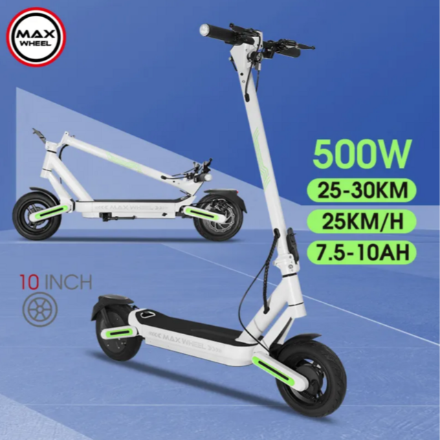 Fábrica China Scooter Elétrico 500W Duas Rodas - Scooter Inteligente para Adultos com Suspensão Dupla e Controle por App