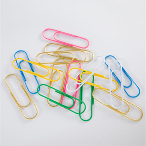 Clips de bureau en métal de couleurs vives assorties