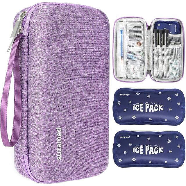 Estuche Refrigerador de Insulina para Viajes, Kit de Medicina de Viaje con Aislamiento EVA y 2 Bolsas de Hielo para el Cuidado de la Diabetes, Bolígrafo de Insulina y Otros Suministros for sale at factory direct price