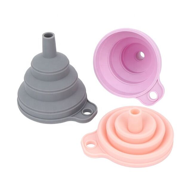 Embudo Plegable de Silicona de Grado Alimenticio