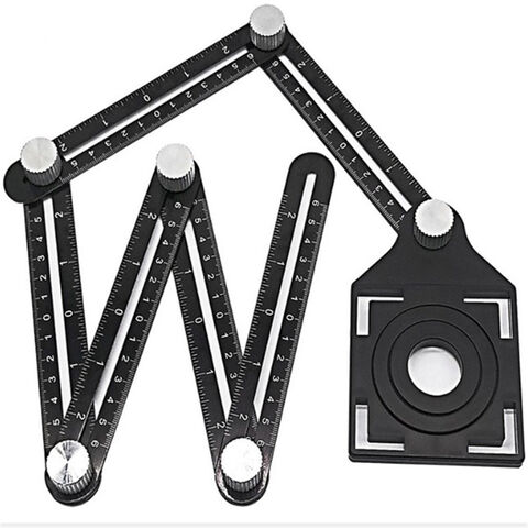 Règle Jauge d'Angle Numérique Haute Qualité Durable pour Carrelage avec Échelle de Mise à Niveau - Utilisation Variée en Acier