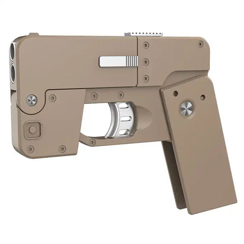 Pistolet Jouet Pliant à Balle Souple, Ressemblant à un Téléphone Portable Transformable