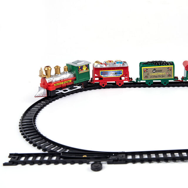 Elektrische Schienen-Sets mit Baumdesign für Weihnachtsspielzeugzüge für Kinder