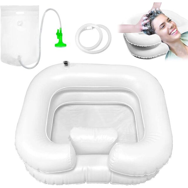 Bassin Gonflable en Plastique pour Utilisation au Lit - Bassine à Shampooing Portable for sale at factory direct price