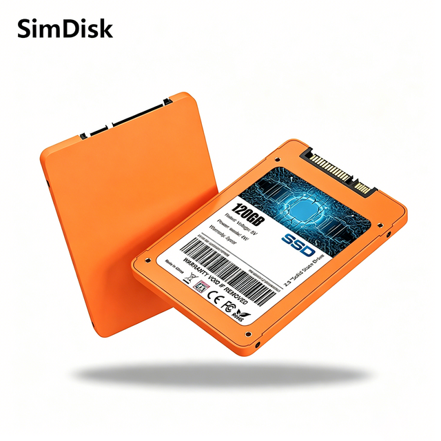 SIMDISK Fabrik Großhandel 2.5" SATA3 SSD 120GB 256GB 512GB 1TB 2TB 3D NAND Hochgeschwindigkeits-SSD für Laptop PC for sale at factory direct price