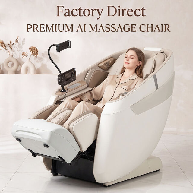 Fabrik Großhandel 2026 Music SL Rail Thai Stretch Lounge Beheizte Luxus Shiatsu 4D Zero Gravity Massagesessel Ganzkörper