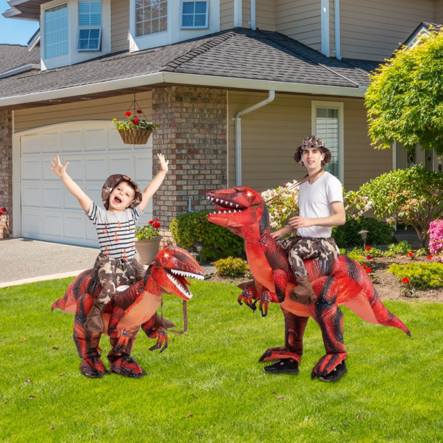 Déguisement Gonflable de Dinosaure pour Enfants - Tenue d'Halloween