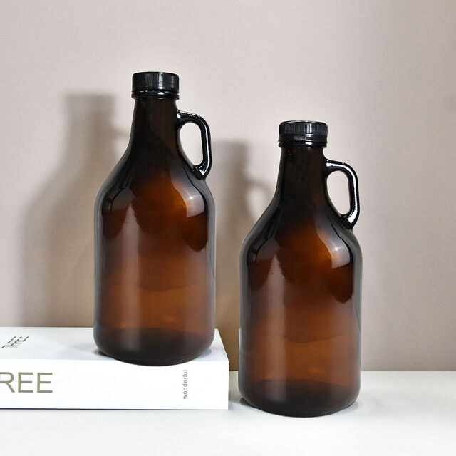 Chopes en Verre Ambré pour Stockage Scellé et Transport de Bière for sale at factory direct price