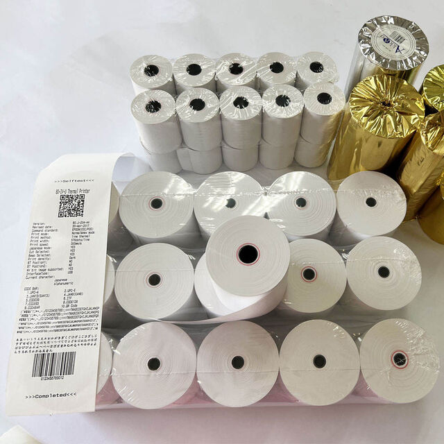 Rollos de Recibo Personalizados de Ancho Ecológico para Punto de Venta