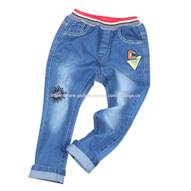 Großhandel Neueste Designer-Jeanshosen mit Rissen für Kinder