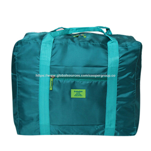 china foldable travel duffel bag tote from supplier (Not Made In China) For Women, Carry On Bags, Overnight Weekender Duffle, Airplane Approved Underseat With Shoulder Strap, Luggage Trolley Sleeve, Pink, 22in, 30L China Travel Handbag Manufacturers