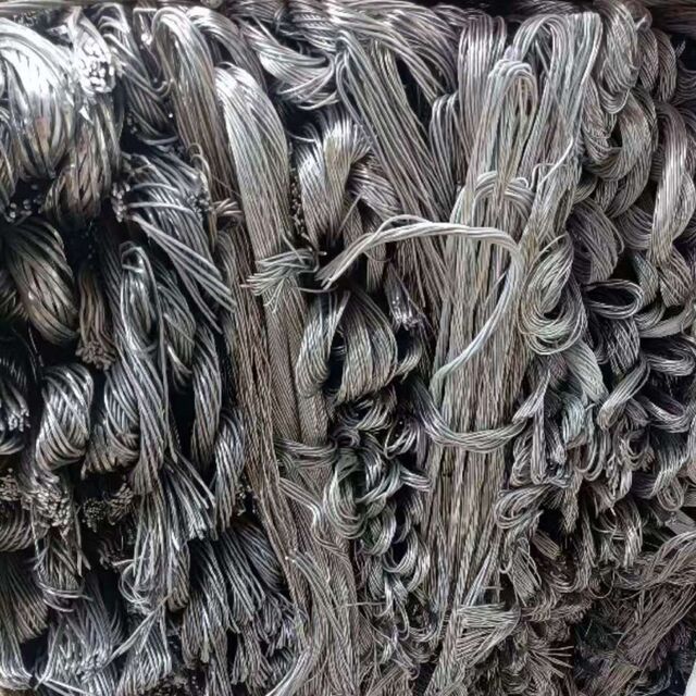Déchets de Fil d'Aluminium Nu Anti-Nœuds pour Traitement en Raffinerie de Métaux