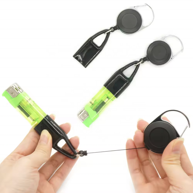 Supports de briquet durables en ABS avec clip et logo personnalisé