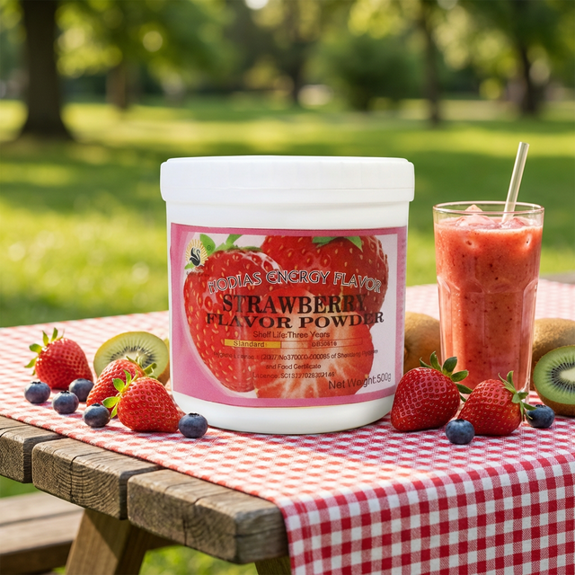 Arôme Concentré Artificiel de Fraise en Poudre pour Aliments et Boissons
