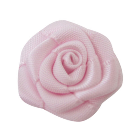 زهور شريط الساتان باللون الوردي، مصنوعة من النايلون، متوفرة بمقاسات وألوان متنوعة for sale at factory direct price