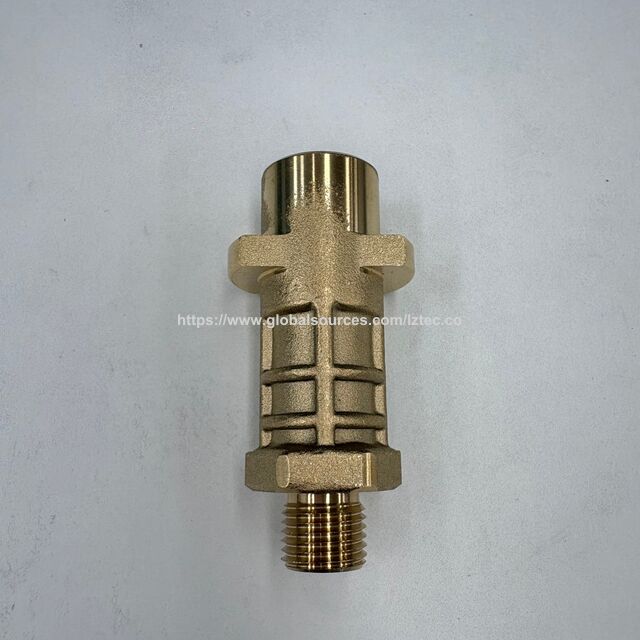 Präzisions-CNC-Drehteil-Messingadapter mit kreuzgeripptem Gehäuse für Hochdruck-Spritzpistolen & Pneumatikwerkzeuge for sale at factory direct price