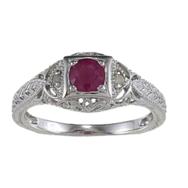 Cincin Ruby Gaya Barat Perhiasan Garnet - Cincin batu permata grosir untuk B2B for sale at factory direct price