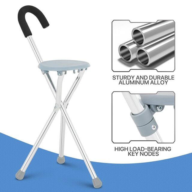 Kursi Lipat Multifungsi untuk Panjat Gunung dan Tongkat Jalan Lansia for sale at factory direct price