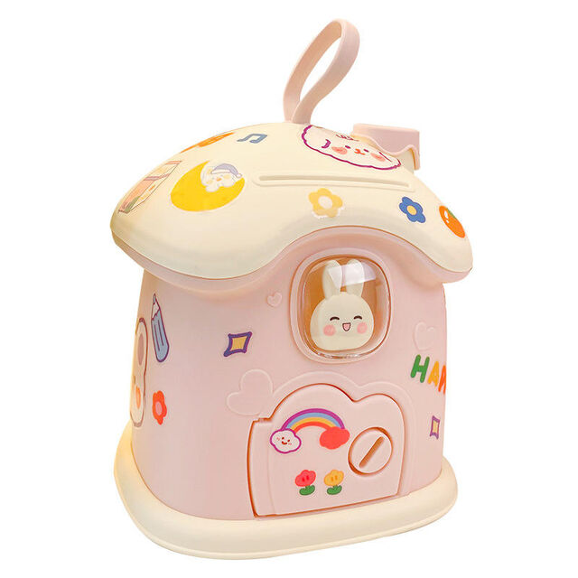 Mainan DIY Kreatif Anak-anak, Celengan Uang, Pot Koin dengan Kunci dan Gembok, Mainan Hadiah Natal untuk Anak Perempuan for sale at factory direct price