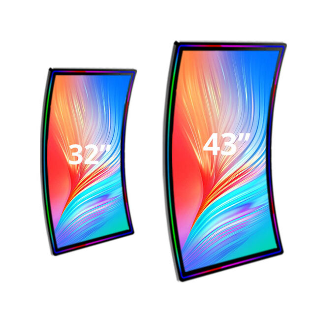 Gebogener Touchscreen für Gaming-Displays