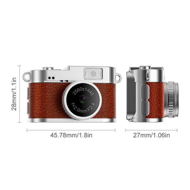 Fabrik S160 Mini Retro Digitalkamera 2K 1440P HD-Aufnahme 1,47 Zoll IPS-Bildschirm Tragbare Halsketten-Taschenkamera for sale at factory direct price