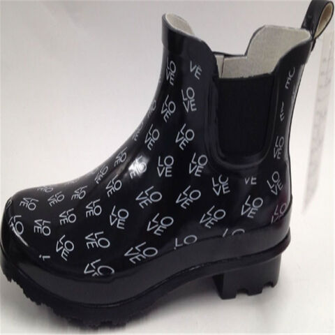 Heiße Ware Modische Personalisierte Kurze Regenstiefel für Damen for sale at factory direct price