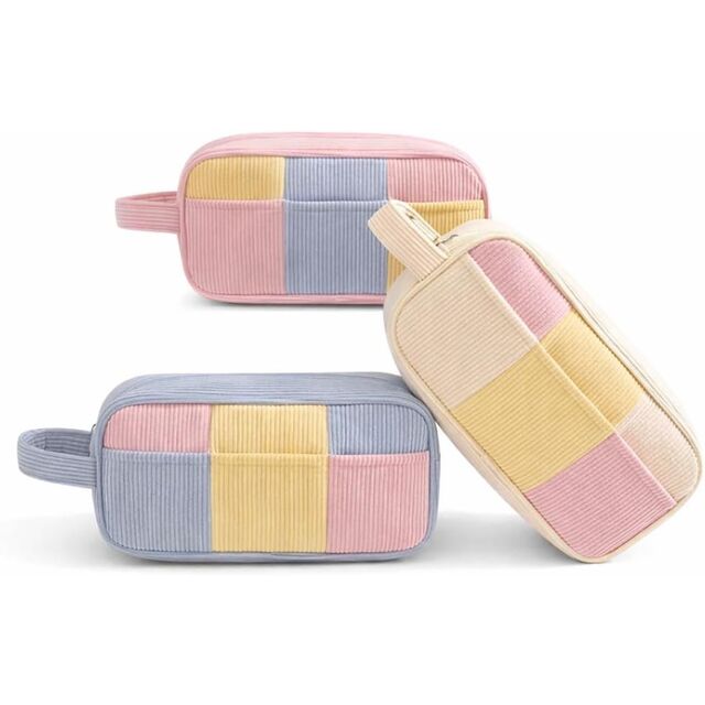 china pink pu travel makeup bag cosmetic bag factories ASkinds Large-Capacity Bag, Multifunctional Storage Leather Makeup with Dividers And Brushes Slots For Skincare Cosmetics Toiletries Sundries(Pink) : Beauty & Personal Care Whether youre packing skincare Cosmetic Bag Women's Soft Travel