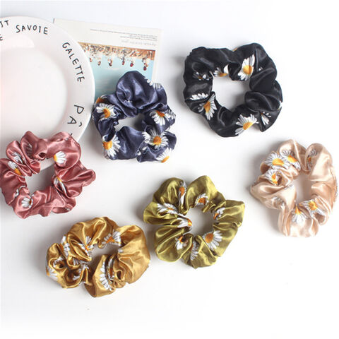Bandes à Cheveux Nœud Mode Vente Chaude - Chouchous en Satin de Soie Haute Qualité Coréens pour Femmes et Filles
