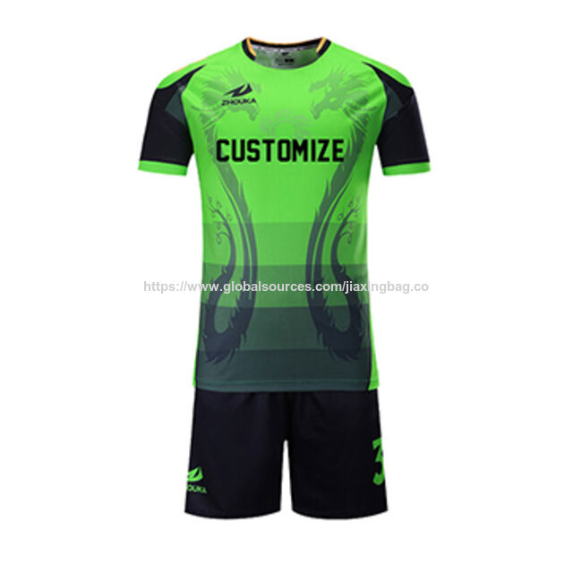 Camisetas de fútbol deportivas lisas disponibles para venta al por mayor