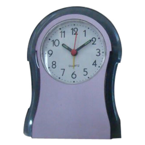 Horloge de Bureau Violette, Idéale pour la Décoration de Table for sale at factory direct price